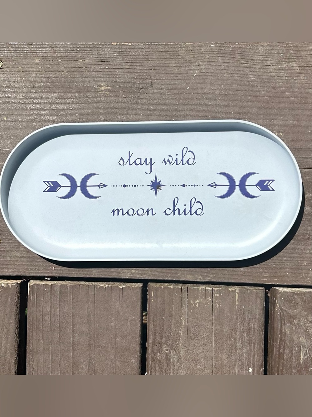 Core Kitchen Stay Wild Moon Child Tray Celestial Boho Trinket Dish Vanity